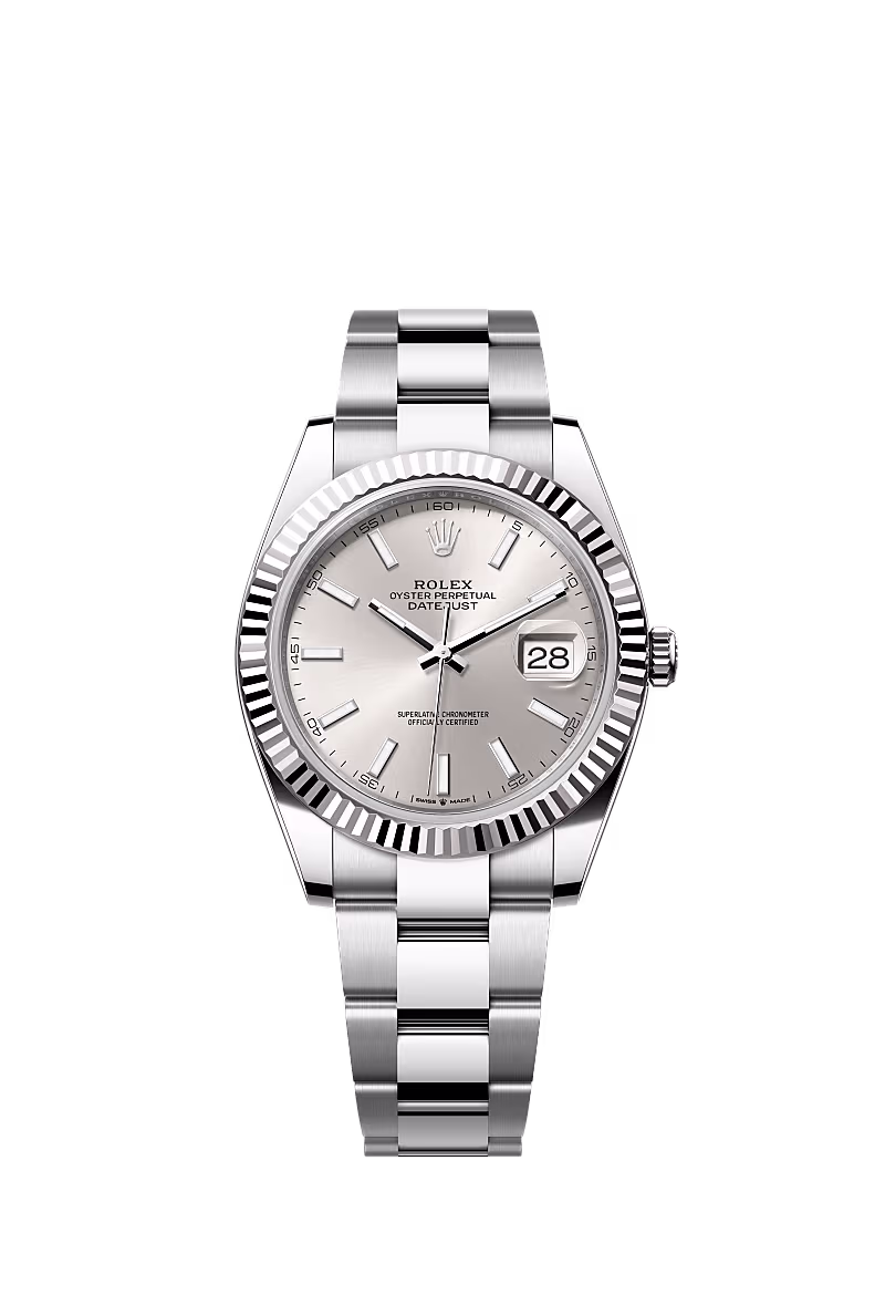 Rolex Datejust 41mm Silver Index dial 126334