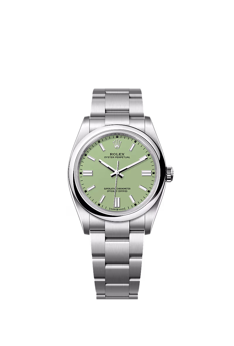 رولكس أويستر بربتشوال 36mm ميناء فستقي 126000