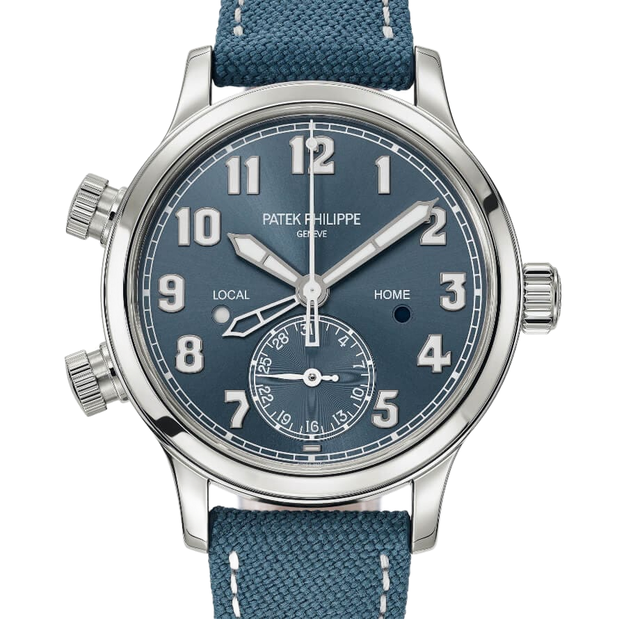 ساعة باتيك فيليب كالاترافا بايلوت ترافل تايم ٧٢٣٤أ-٠٠١ Patek 7234a