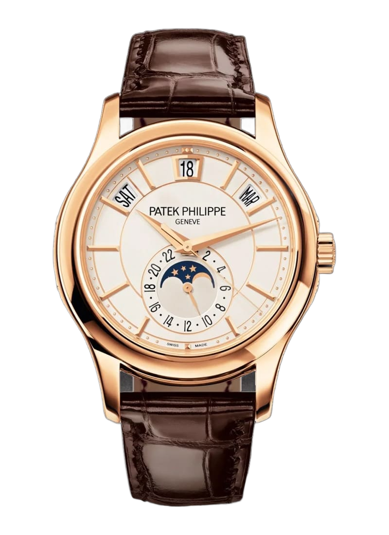 ساعة باتيك فيليب تقويم سنوي ومراحل قمر ٥٢٠٥R-٠٠١ Patek 5205r-001