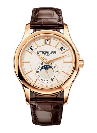 ساعة باتيك فيليب تقويم سنوي ومراحل قمر ٥٢٠٥R-٠٠١ Patek 5205r-001