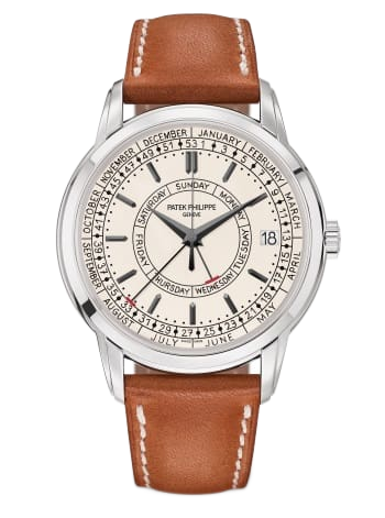 ساعة باتيك فيليب كالاترافا بالتقويم الأسبوعي ٥٢١٢A-٠٠١ Patek 5212a-001