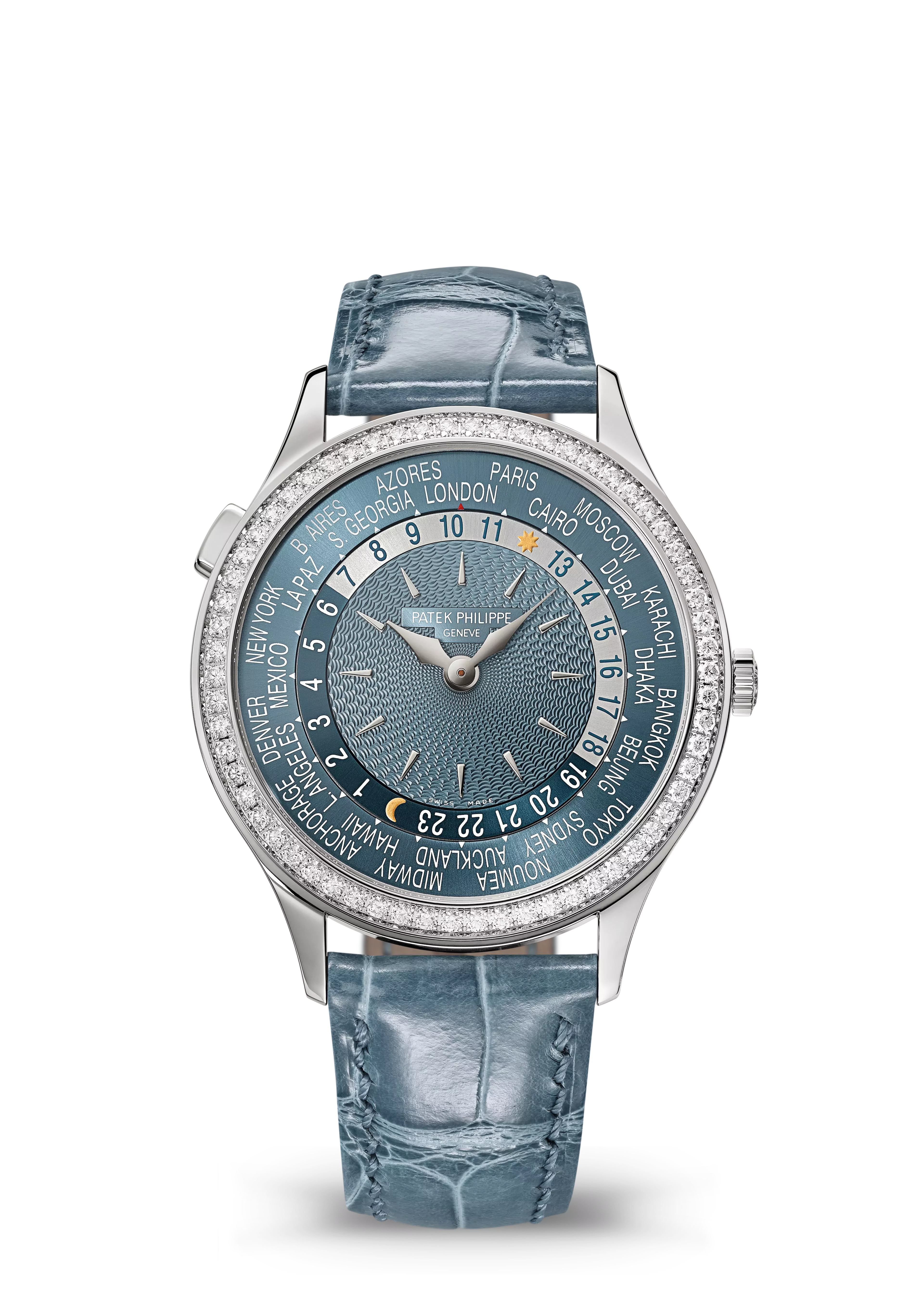 ساعة باتيك فيليب وورلد تايم ٧١٣٠ج-٠١٦ Patek 7130g-016