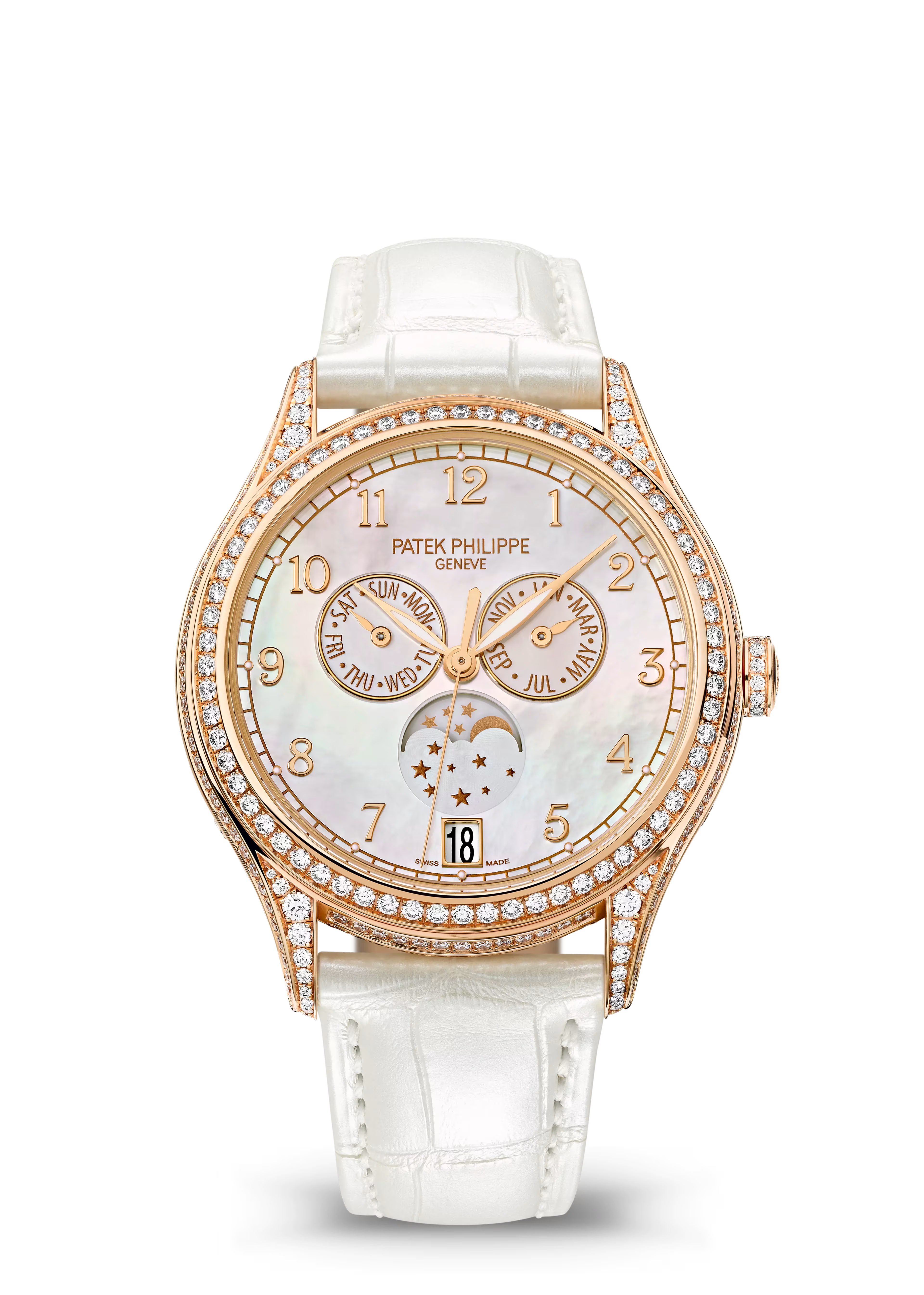 ساعة باتيك فيليب كومبليكيشنز للسيدات بتقويم سنوي ٤٩٤٨آر-٠٠١ Patek 4948r-001