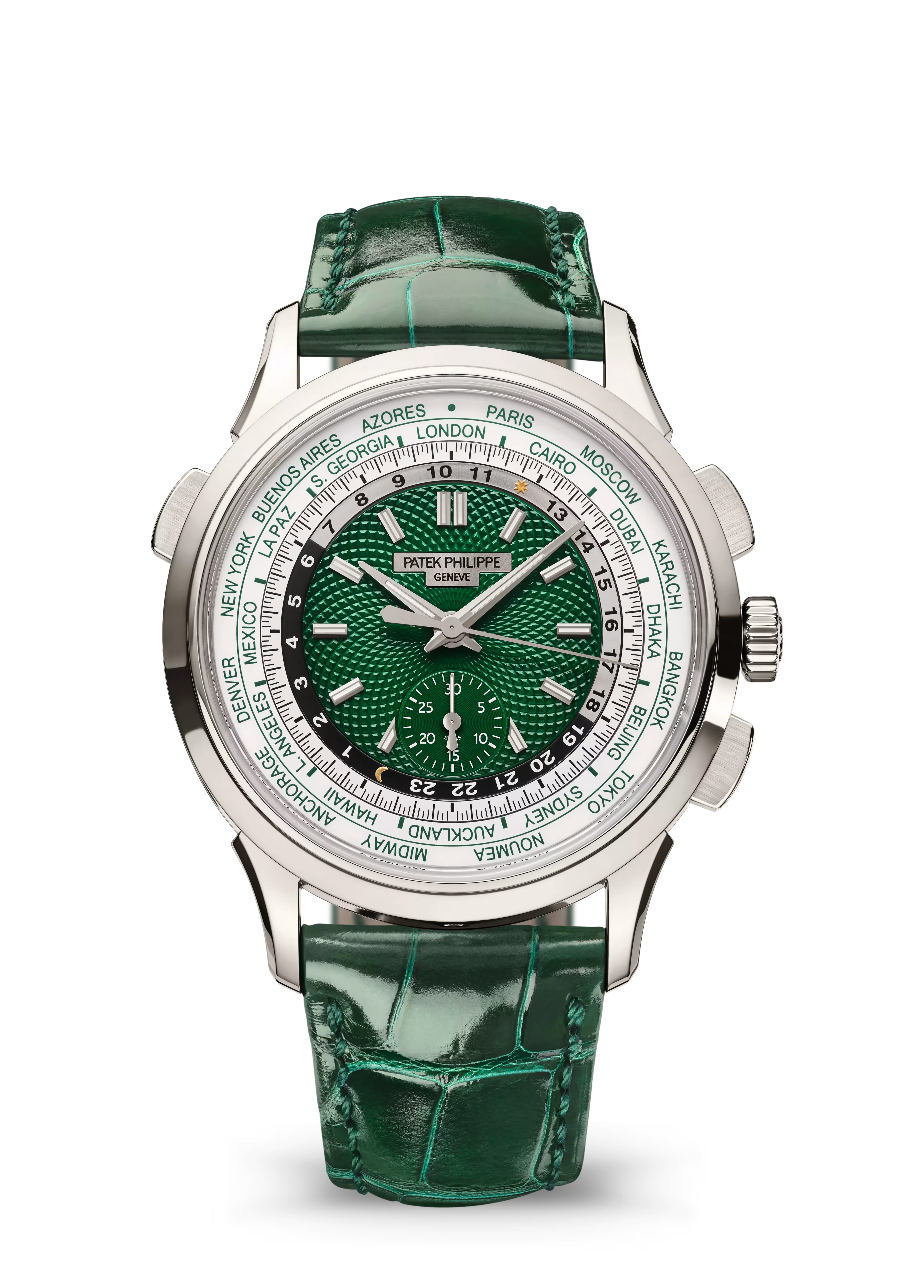 ساعة باتيك فيليب كومبليكيشنز ورلد تايم كرونوغراف ٥٩٣٠ بي-٠٠١ Patek 5930p-001