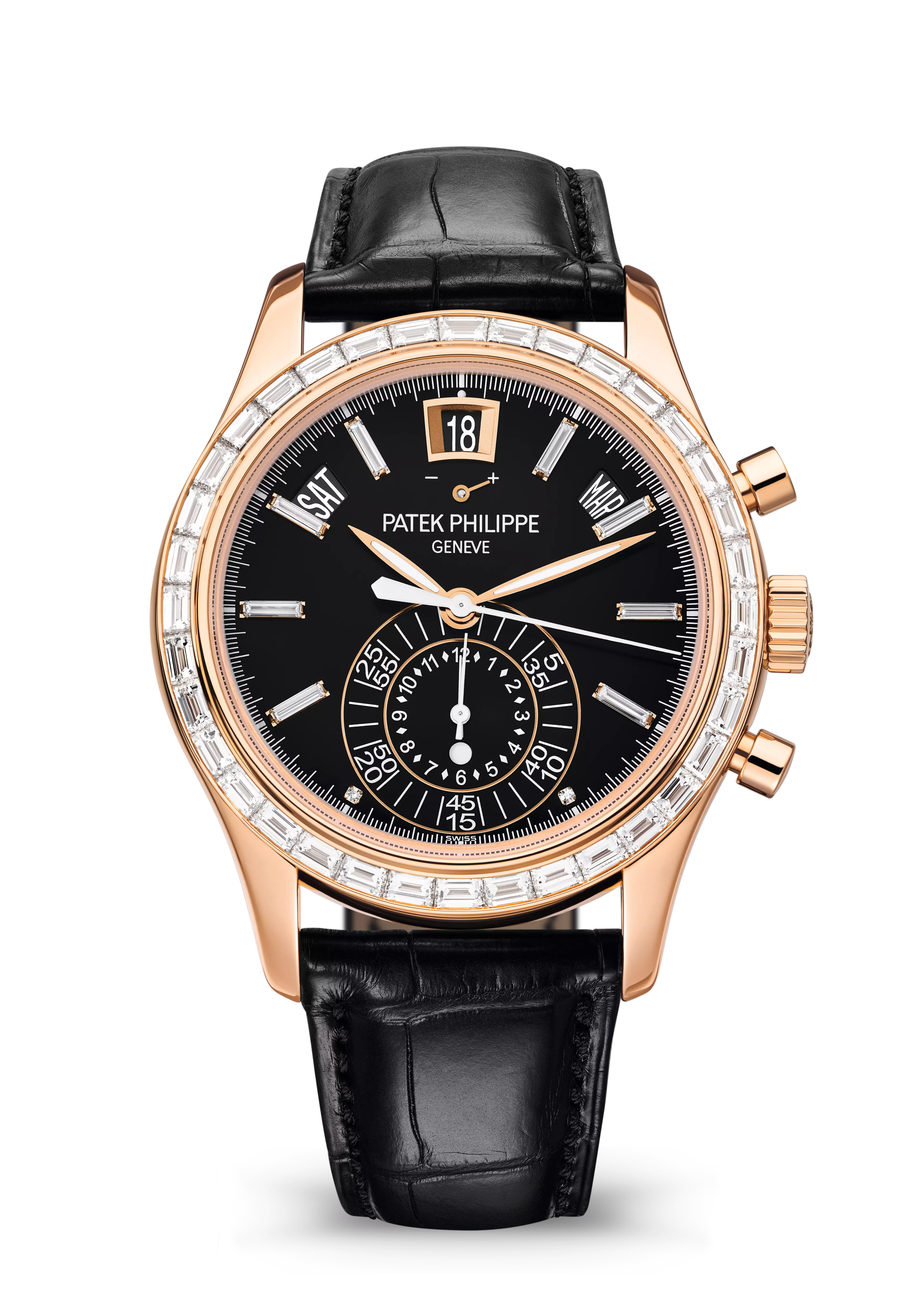ساعة باتيك فيليب كومبليكيشنز كرونوغراف التقويم السنوي ٥٩٦١r-٠١٠ Patek 5961r-010