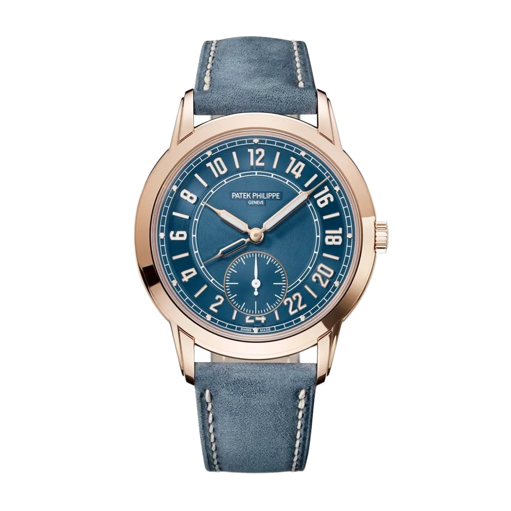 ساعة باتيك فيليب كالاترافا عرض التوقيت المزدوج ٢٤ ساعة ٥٢٢٤آر-٠٠١ Patek 5224r-001